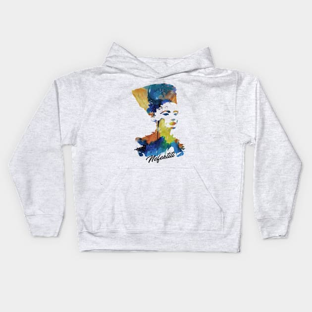 Nefertiti Kids Hoodie by momo1978